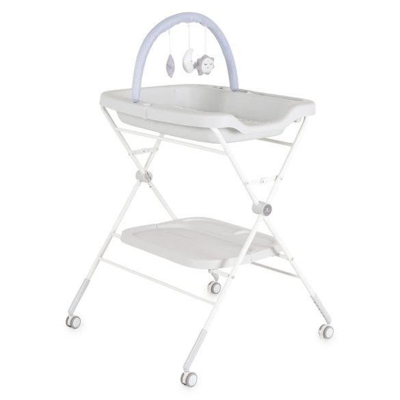 CROCO multifunkciós, összecsukható pelenkázó asztal SZÜRKE