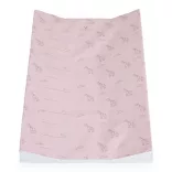 PELENKÁZÓLAP soft 44x67cm zsiráfos PINK