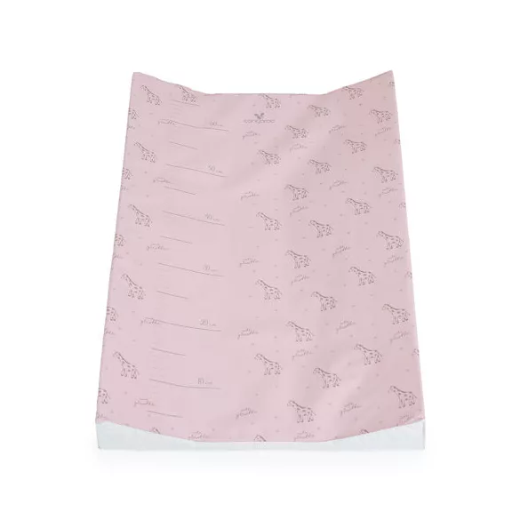 PELENKÁZÓLAP soft 44x67cm zsiráfos PINK