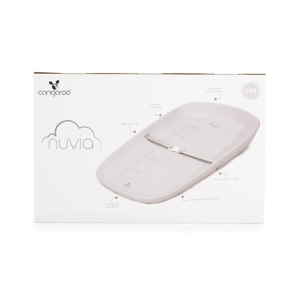 NUVIA pelenkázó alátét szilikon BÉZS