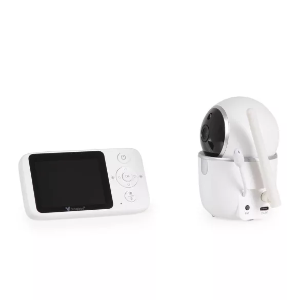 CALLISTO bébimonitor, bébiőr LCD 7cm kijelzővel FEHÉR