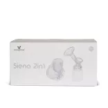 SIENA elektromos és kéz nélküli mellszívó 2in1, tölthető, 210ml