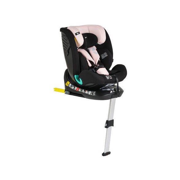 i-PROTECT autós ülés 40-150cm támasztólábbal 360 forgatható PINK