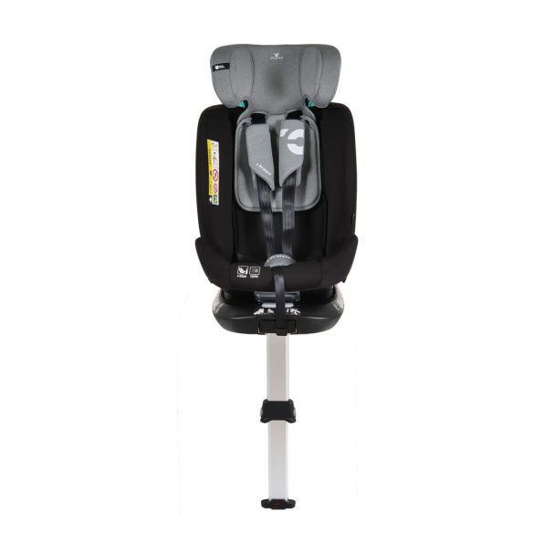 i-PROTECT autós ülés 40-150cm támasztólábbal 360 forgatható STEEL/SZÜRKE