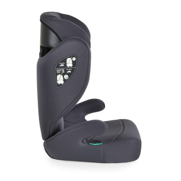 RACE autós ülés 100-150 cm ülésmagasítóvá alakítható SÖTÉT SZÜRKE