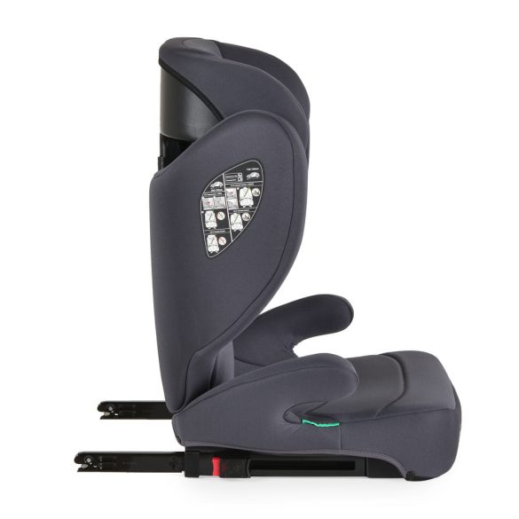 I-RACE autós ülés 100-150 cm ülésmagasítóvá alakítható SZÜRKE