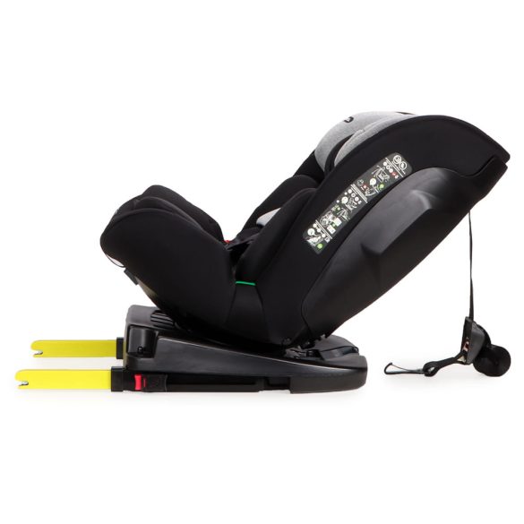 VAMOS autós ülés 40-150 cm 360 forgatható SZÜRKE