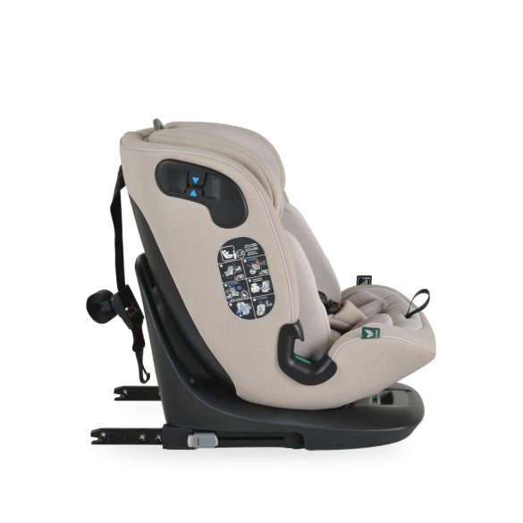 GTS prémium autós ülés 40-150cm SPS, 360fokban forgatható BÉZS