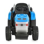 BO DALLAS elektromos traktor trélerrel 12V 140cm KÉK