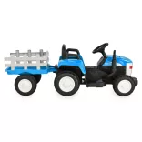 BO DALLAS elektromos traktor trélerrel 12V 140cm KÉK
