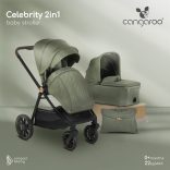 CELEBRITY multifunkciós 2 részes 2IN1 babakocsi szett RÓZSASZÍN (Cloud Pink)
