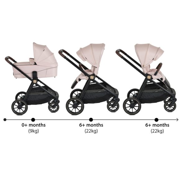 CELEBRITY multifunkciós 2 részes 2IN1 babakocsi szett RÓZSASZÍN (Cloud Pink)