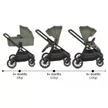 CELEBRITY  multifunkciós 2 részes 2IN1 babakocsi szett ZÖLD