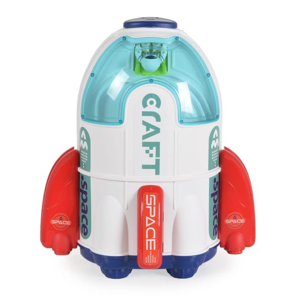 MŰANYAGJÁTÉK űrhajós zenélő, világító  asztal szett