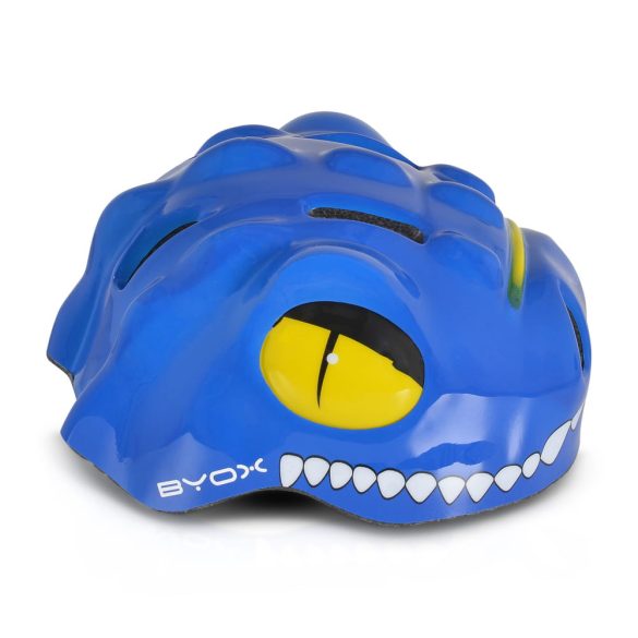 BICIKLIS sisak DINO gyerek tarajos KÉK