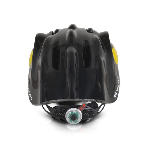 BICIKLIS sisak DINO gyerek tarajos FEKETE