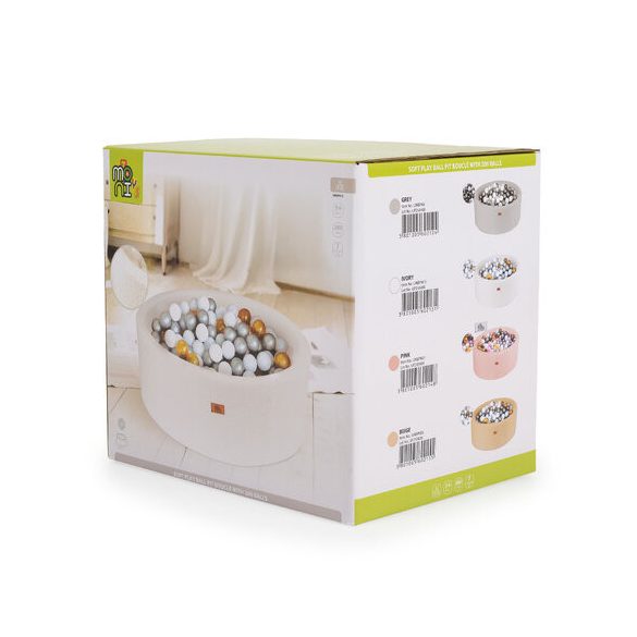 LABDAMEDENCE 200db 5,5cm ARANY labdával RÓZSASZÍN