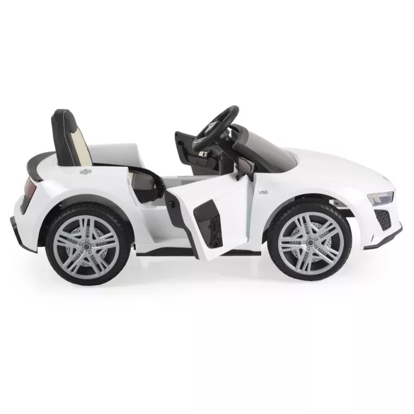BO Audi R8 Spyder elektromos autó 105cm FEHÉR