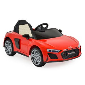 BO Audi R8 Spyder elektromos autó 105cm PIROS