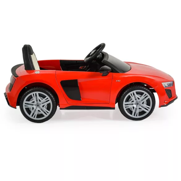 BO Audi R8 Spyder elektromos autó 105cm PIROS