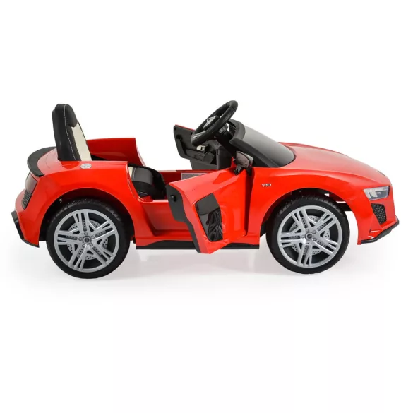 BO Audi R8 Spyder elektromos autó 105cm PIROS