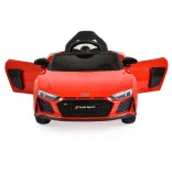 BO Audi R8 Spyder elektromos autó 105cm PIROS