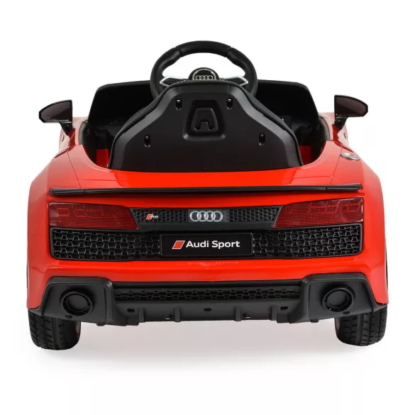 BO Audi R8 Spyder elektromos autó 105cm PIROS