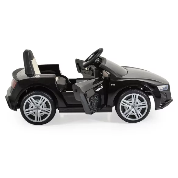 BO Audi R8 Spyder elektromos autó 105cm FEKETE