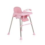 CENTURY etetőszék műanyag játékhíddal PINK