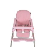 CENTURY etetőszék műanyag játékhíddal PINK