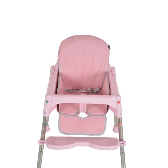 CENTURY etetőszék műanyag játékhíddal PINK