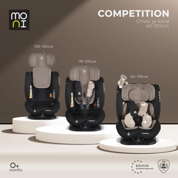 COMPETITION dönthető autós ülés 40-150cm BÉZS
