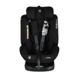 i-MAXX autós ülés,  isofix, forgatható, 2 plüss+párna 40-150cm FEKETE