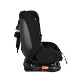 i-MAXX autós ülés,  isofix, forgatható, 2 plüss+párna 40-150cm FEKETE