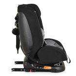 i-MAXX autós ülés,  isofix, forgatható, 2 plüss+párna 40-150cm SZÜRKE