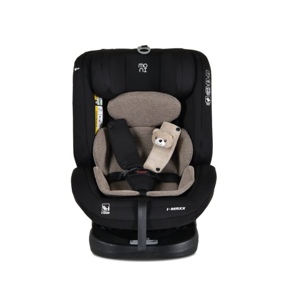 i-MAXX autós ülés,  isofix, forgatható, 2 plüss+párna 40-150cm BÉZS