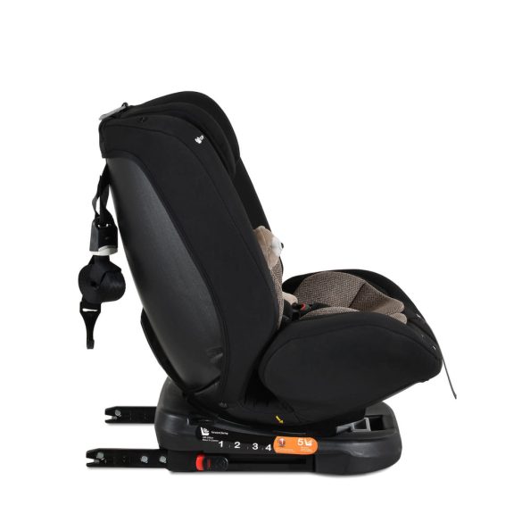 i-MAXX autós ülés,  isofix, forgatható, 2 plüss+párna 40-150cm BÉZS
