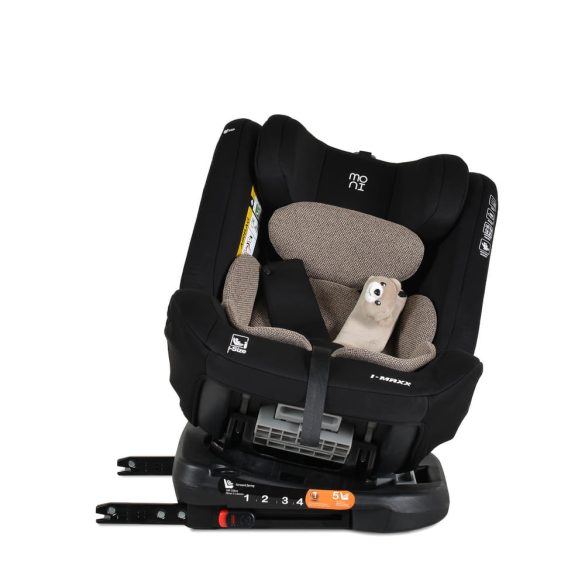 i-MAXX autós ülés,  isofix, forgatható, 2 plüss+párna 40-150cm BÉZS