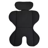 ROCK autós ülés 76-150cm, 2játékkal, pohártartó, belső öv, isofix nélkül FEKETE