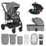 MERCI babakocsi szett 3in1 SZÜRKE