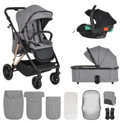 MERCI babakocsi szett 3in1 SZÜRKE