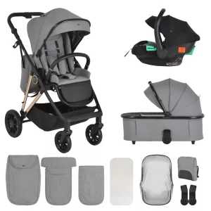 MERCI babakocsi szett 3in1 SZÜRKE