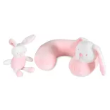 SECURITY autós ülés belső övvel, isofix, ajándék 2plüss+párna 76-150cm PINK