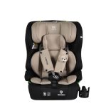 SECURITY autós ülés belső övvel, isofix, ajándék 2plüss+párna 76-150cm BÉZS