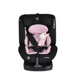 i-MAXX autós ülés, isofix, forgatható, 2 plüss+párna 40-150cm PINK