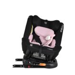 i-MAXX autós ülés, isofix, forgatható, 2 plüss+párna 40-150cm PINK