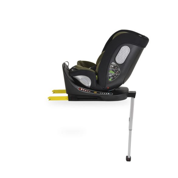 STRIKE autós ülés támasztólábbal, SPS, 360fokban forgatható 40-150cm SSZÖLD