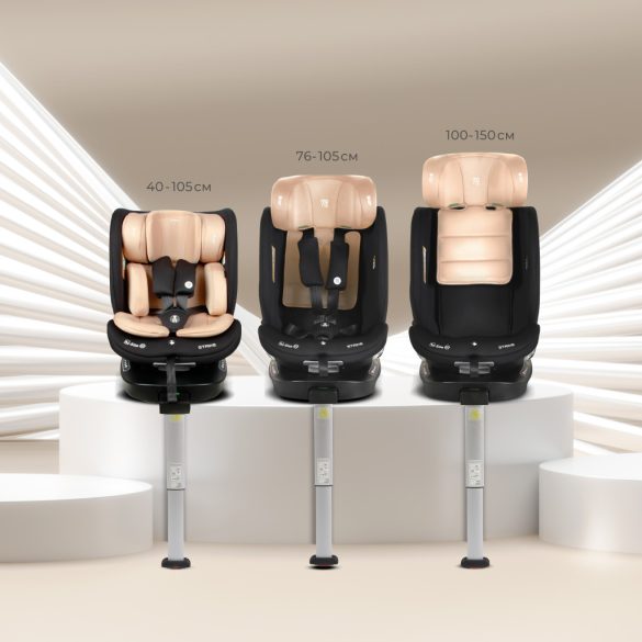 STRIKE autós ülés támasztólábbal 40-150cm BÉZS