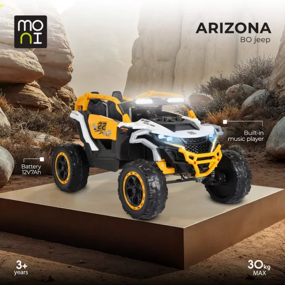 BO ARIZONA elektromos UTV autó 4motoros FEHÉR