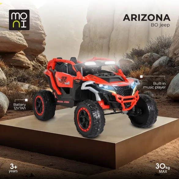 BO ARIZONA elektromos UTV autó 4motoros PIROS